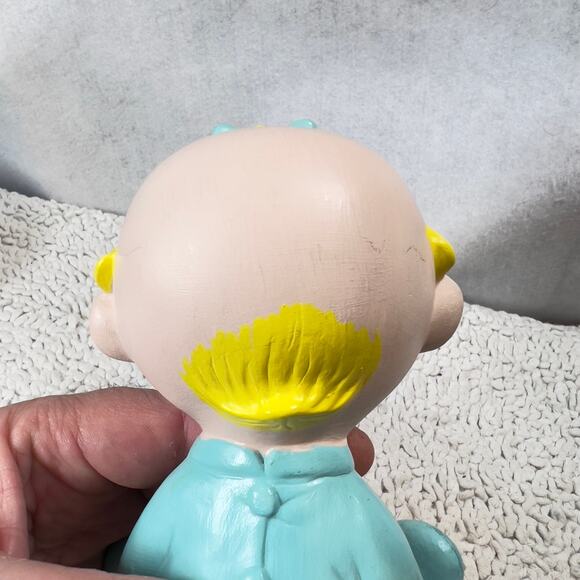 Peanuts Baby Sally Vintage Hand Painted Ceramic RARE 1968 Shultz Charlie Brown - Picture 13 of 15